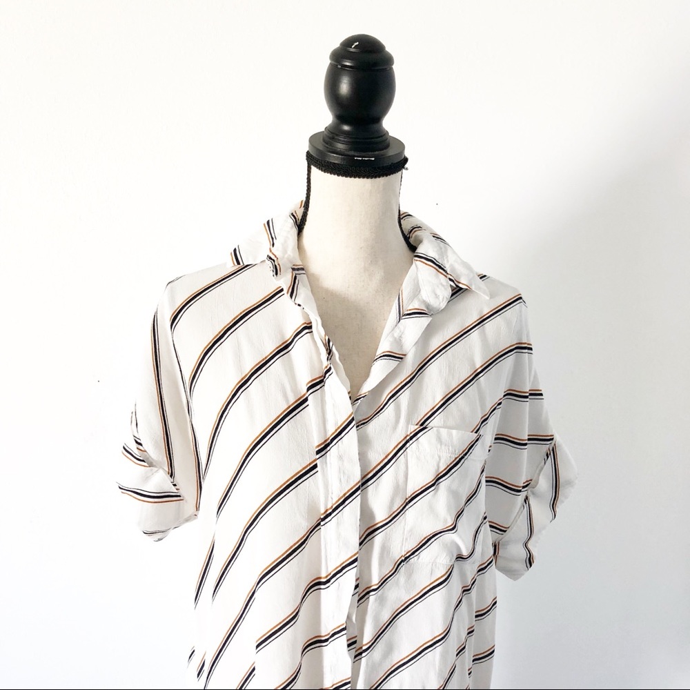❌SOLD❌Faithfull the Brand Striped Mini Dress